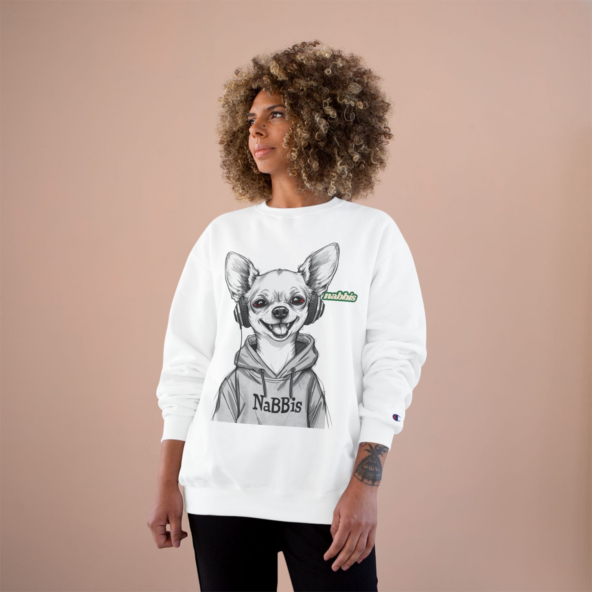 Chihuahua Champion Sweatshirt, Funny Dog Apparel, Gift for Dog Lovers, Cute Pet Merch, Cozy Casual Wear, Animal Lover Clothing