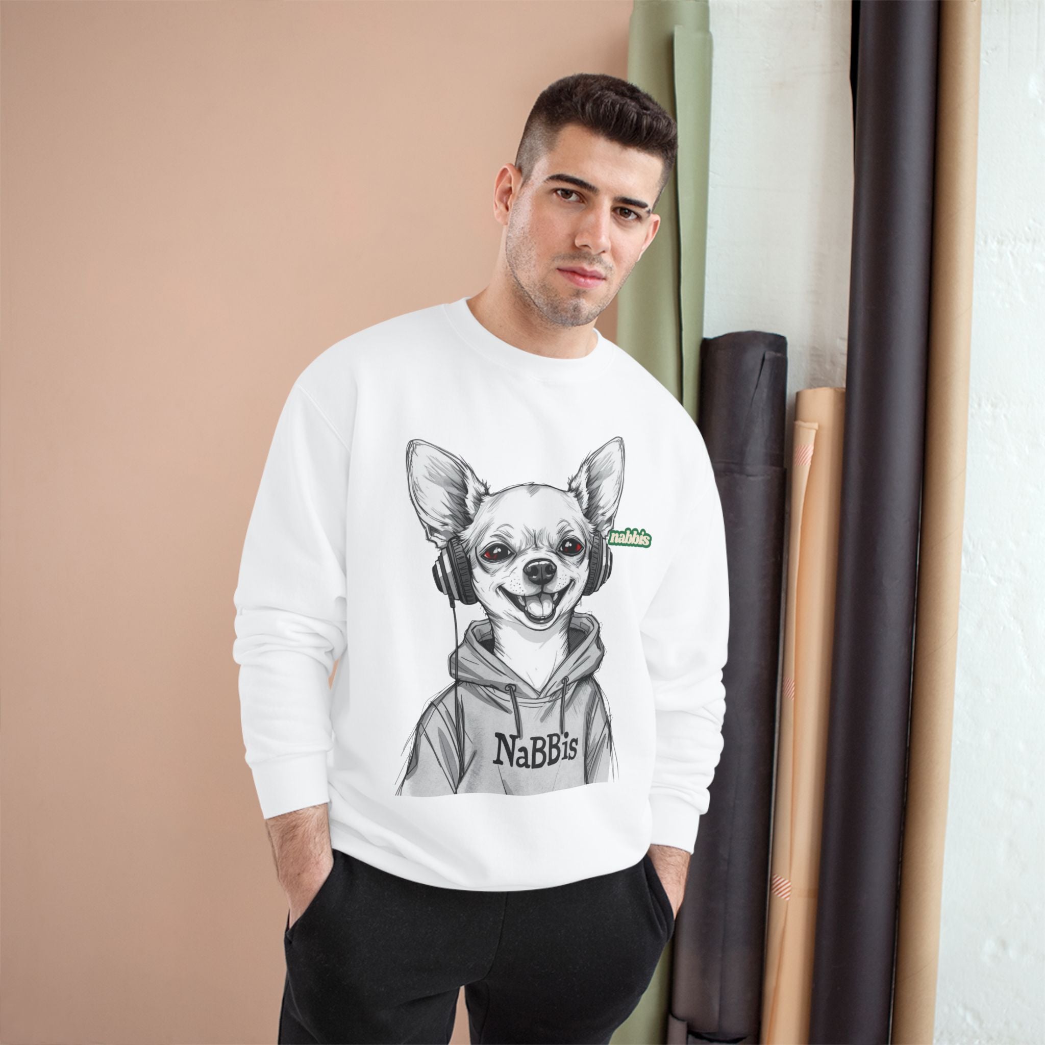 Chihuahua Champion Sweatshirt, Funny Dog Apparel, Gift for Dog Lovers, Cute Pet Merch, Cozy Casual Wear, Animal Lover Clothing